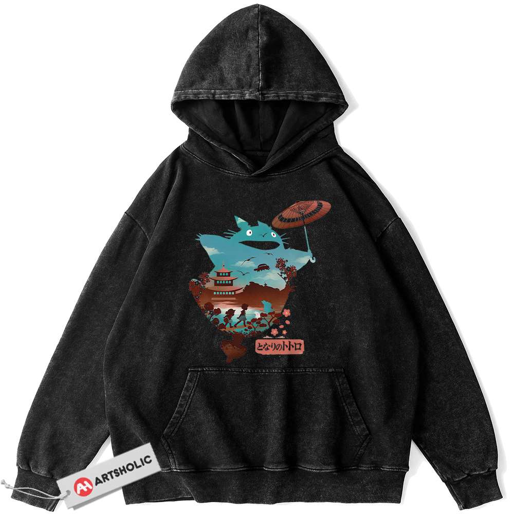 My Neighbor Totoro Hoodie, Studio Ghibli Hoodie, Anime Hoodie, Vintage Hoodie