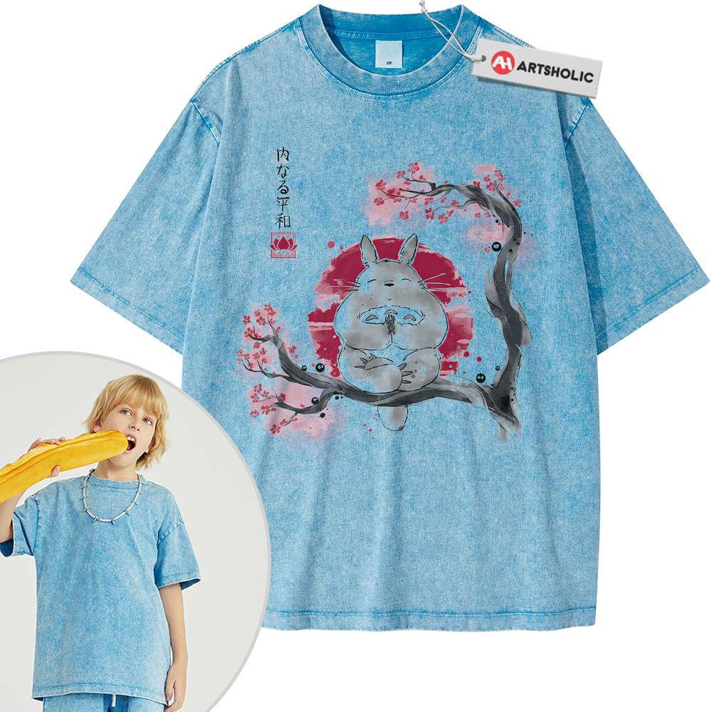 Alternative view of My Neighbor Totoro Shirt For Kids, Studio Ghibli Shirt For Kids, Anime Shirt For Kids, Vintage Tee For Kids