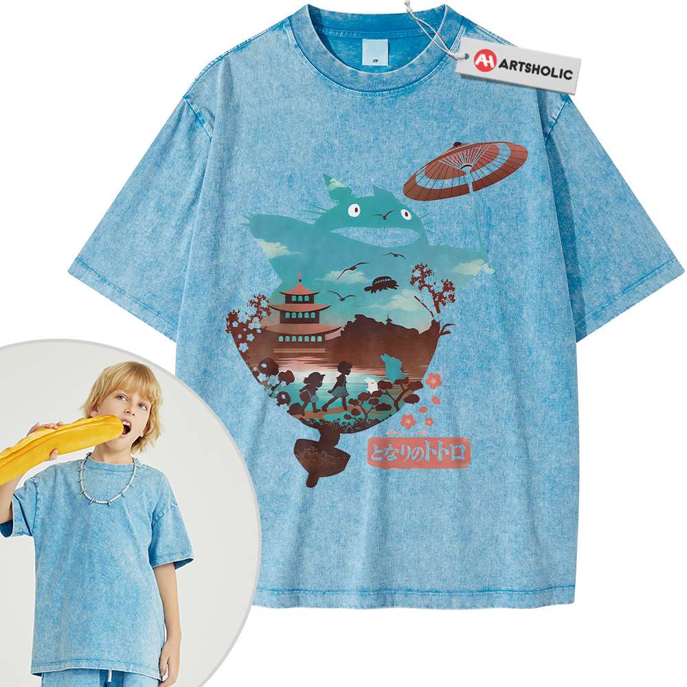 Alternative view of My Neighbor Totoro Shirt For Kids, Studio Ghibli Shirt For Kids, Anime Shirt For Kids, Vintage Tee For Kids