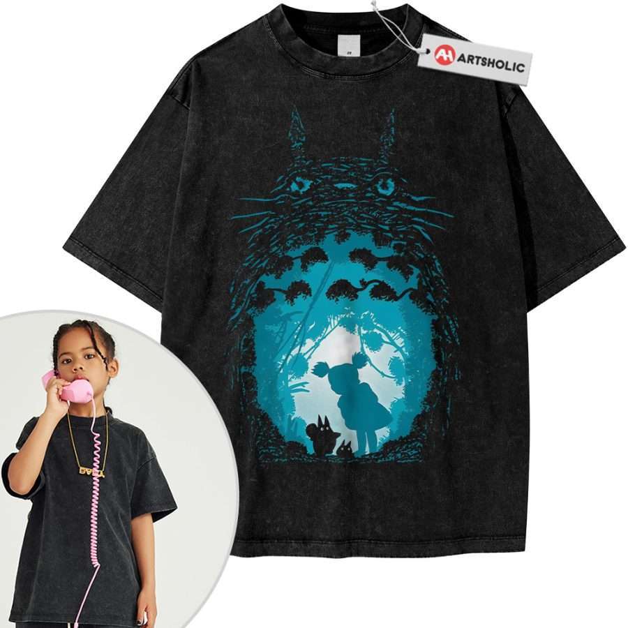 Alternative view of My Neighbor Totoro Shirt For Kids, Studio Ghibli Shirt For Kids, Anime Shirt For Kids, Vintage Tee For Kids