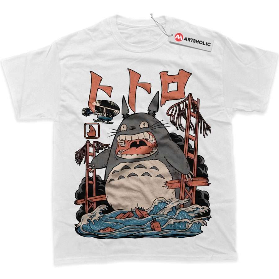 Alternative view of My Neighbor Totoro Shirt, Studio Ghibli Shirt, Anime Graphic Tee