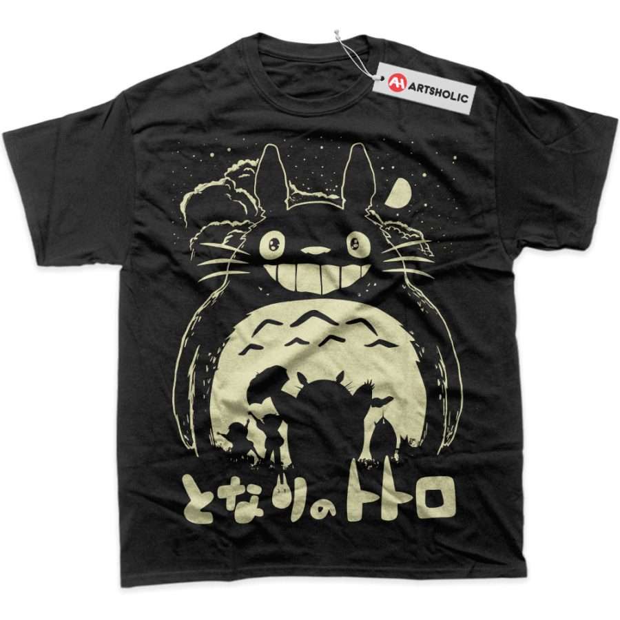 Alternative view of My Neighbor Totoro Shirt, Studio Ghibli Shirt, Anime Shirt, Graphic T-Shirt