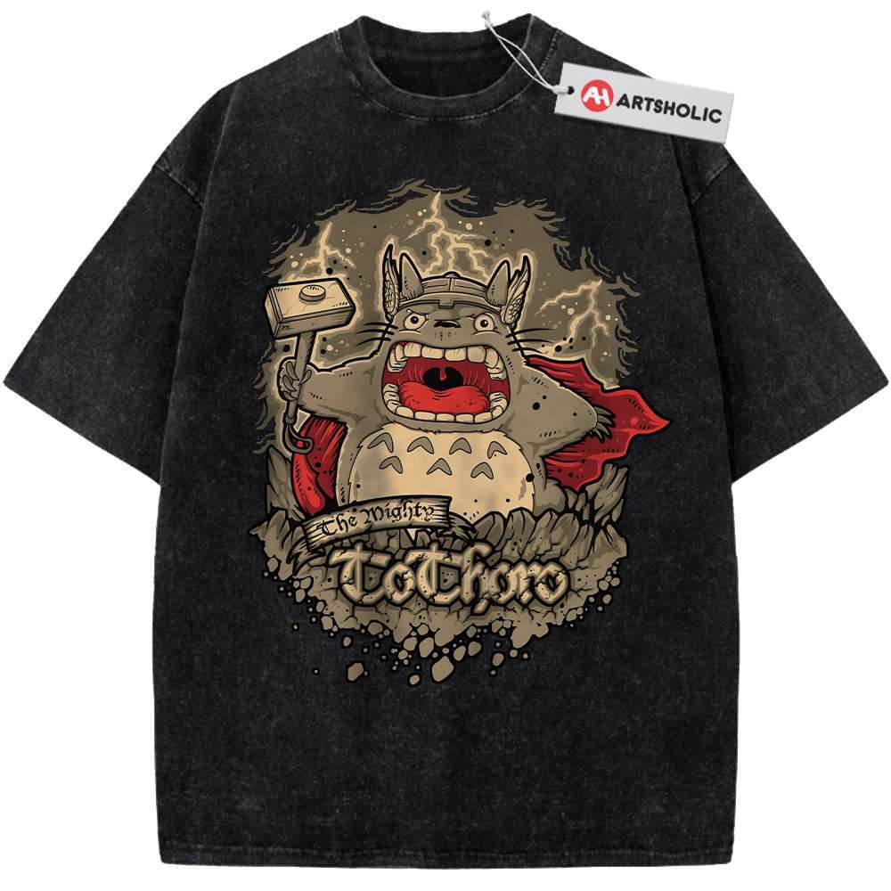 Alternative view of My Neighbor Totoro Shirt, Studio Ghibli Shirt, Anime Shirt, Vintage T-Shirt