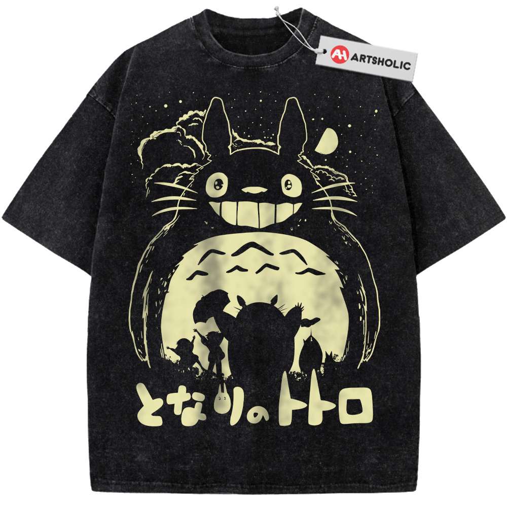 Alternative view of My Neighbor Totoro Shirt, Studio Ghibli Shirt, Anime Shirt, Vintage T-Shirt