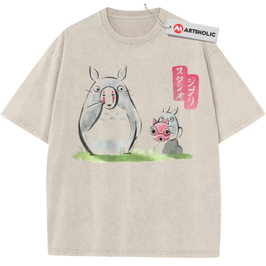 Alternative view of My Neighbor Totoro Shirt, Studio Ghibli Shirt, Anime Shirt, Vintage T-Shirt