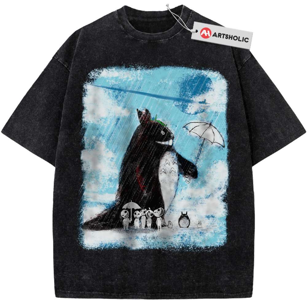 Alternative view of My Neighbor Totoro Shirt, Studio Ghibli Shirt, Anime Shirt, Vintage T-Shirt