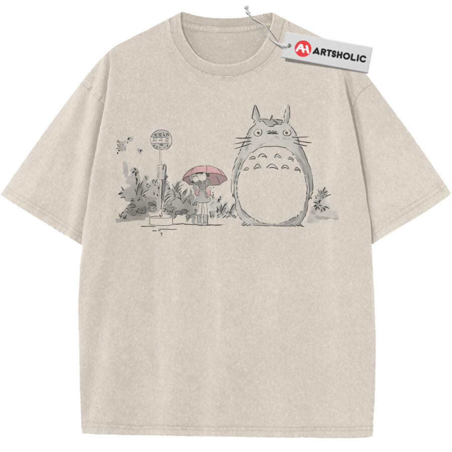 Alternative view of My Neighbor Totoro Shirt, Studio Ghibli Shirt, Anime Shirt, Vintage T-Shirt