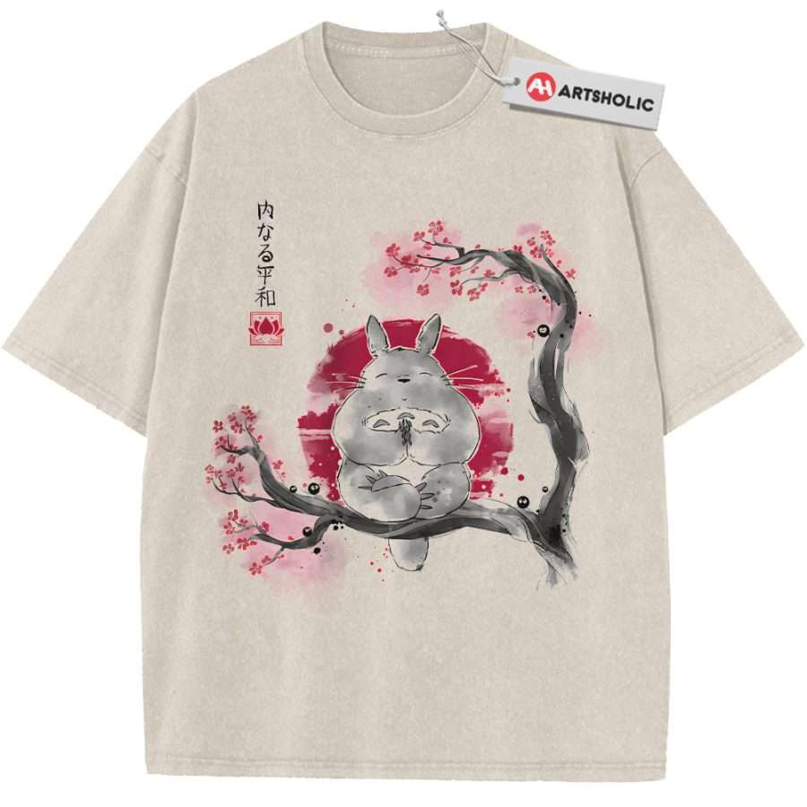 Alternative view of My Neighbor Totoro Shirt, Studio Ghibli Shirt, Anime Shirt, Vintage Tee