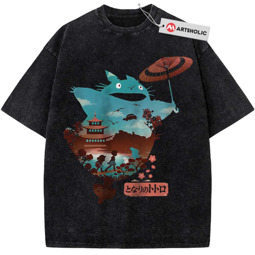 Alternative view of My Neighbor Totoro Shirt, Studio Ghibli Shirt, Anime Shirt, Vintage Tee