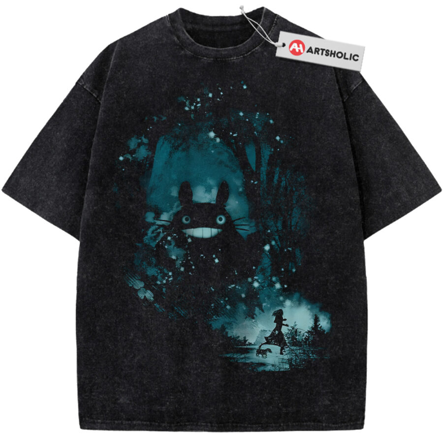 Alternative view of My Neighbor Totoro Shirt, Studio Ghibli Shirt, Anime Vintage Tee