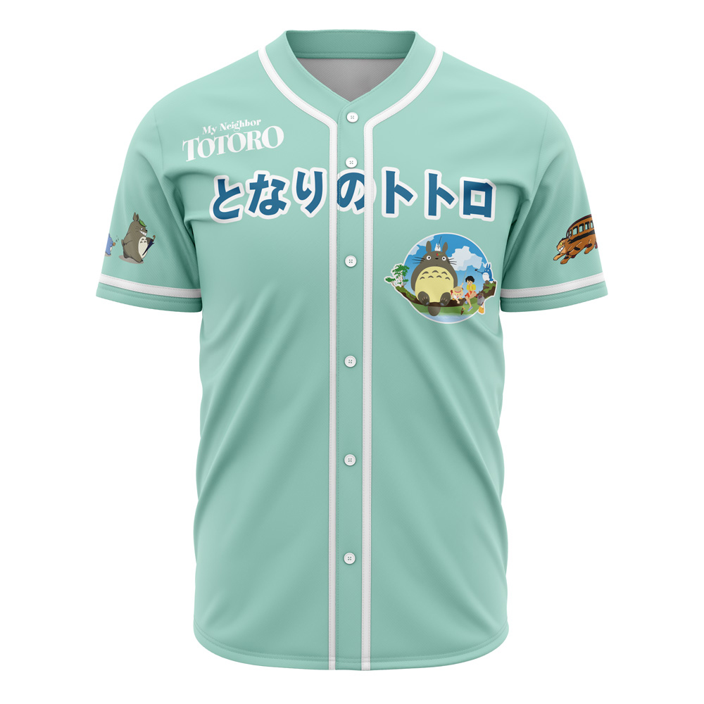 My Neighbor Totoro Studio Ghibli Custom Baseball Jersey - Otaku Hall