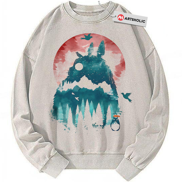 My Neighbor Totoro Sweatshirt, Studio Ghibli Sweatshirt, Anime Sweatshirt, Vintage Sweatshirt