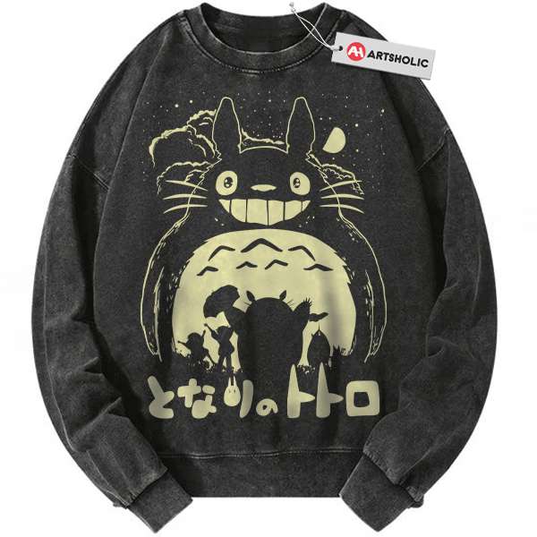 My Neighbor Totoro Sweatshirt, Studio Ghibli Sweatshirt, Anime Sweatshirt, Vintage Sweatshirt