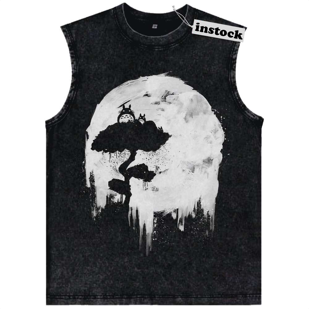 My Neighbor Totoro Tank Top, Studio Ghibli Tank Top, Anime Tank Top, Vintage Tank Top