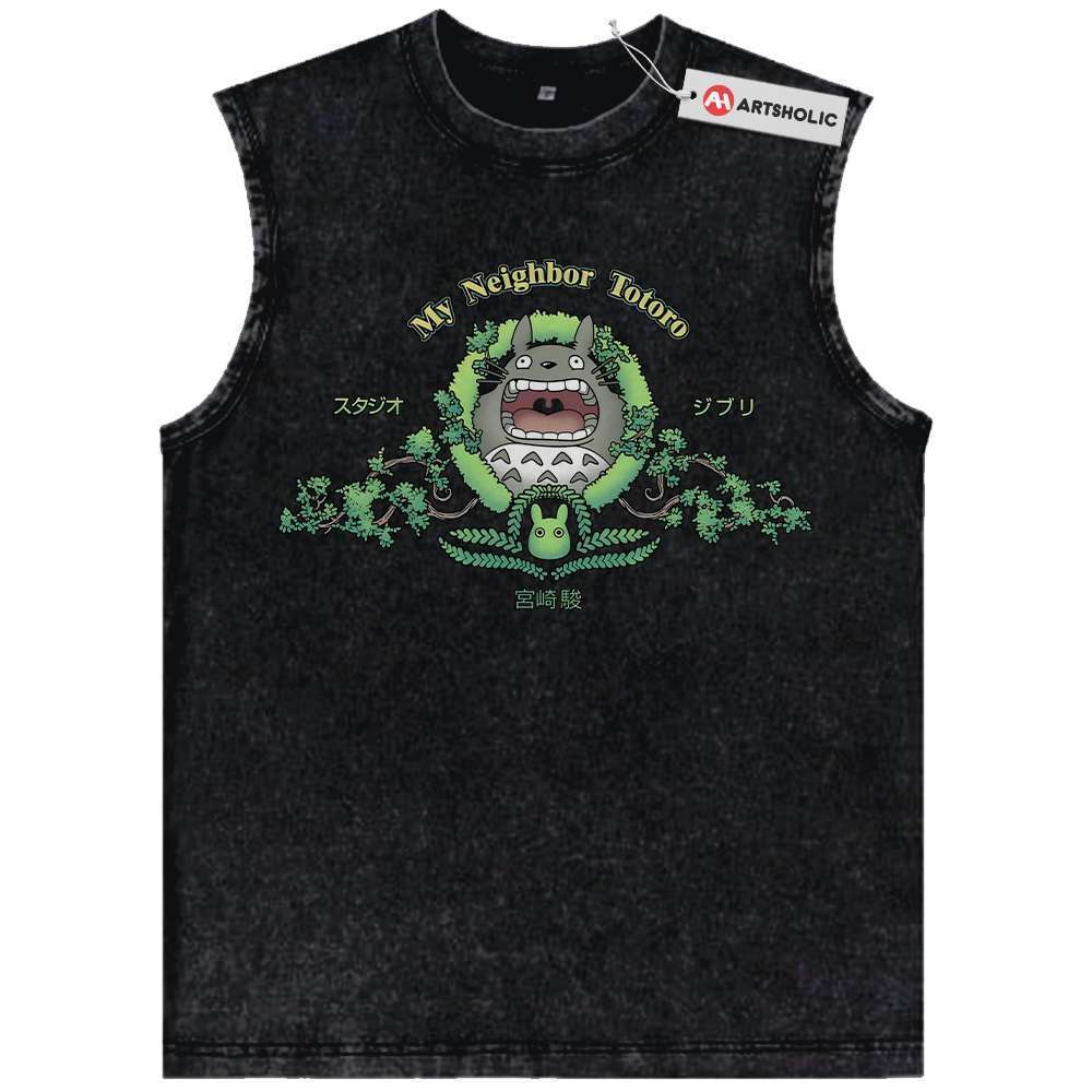 My Neighbor Totoro Tank Top, Studio Ghibli Tank Top, Anime Tank Top, Vintage Tank Top