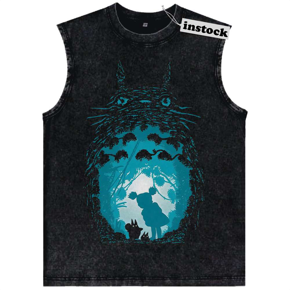 My Neighbor Totoro Tank Top, Studio Ghibli Tank Top, Anime Tank Top, Vintage Tank Top