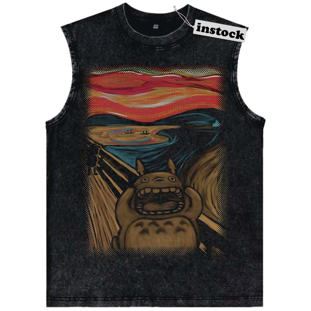 My Neighbor Totoro Tank Top, Studio Ghibli Tank Top, Anime Tank Top, Vintage Tank Top