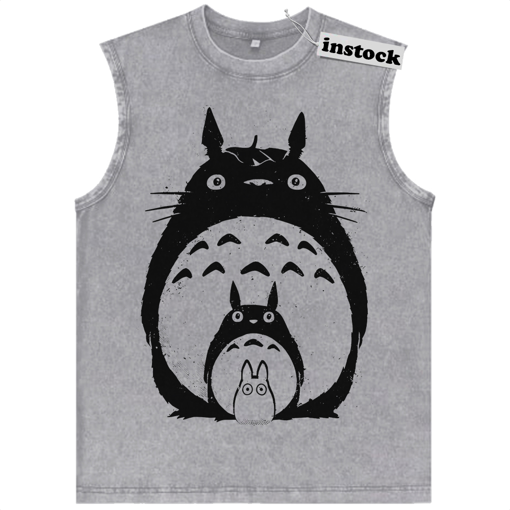 My Neighbor Totoro Tank Top, Studio Ghibli Tank Top, Anime Tank Top, Vintage Tank Top