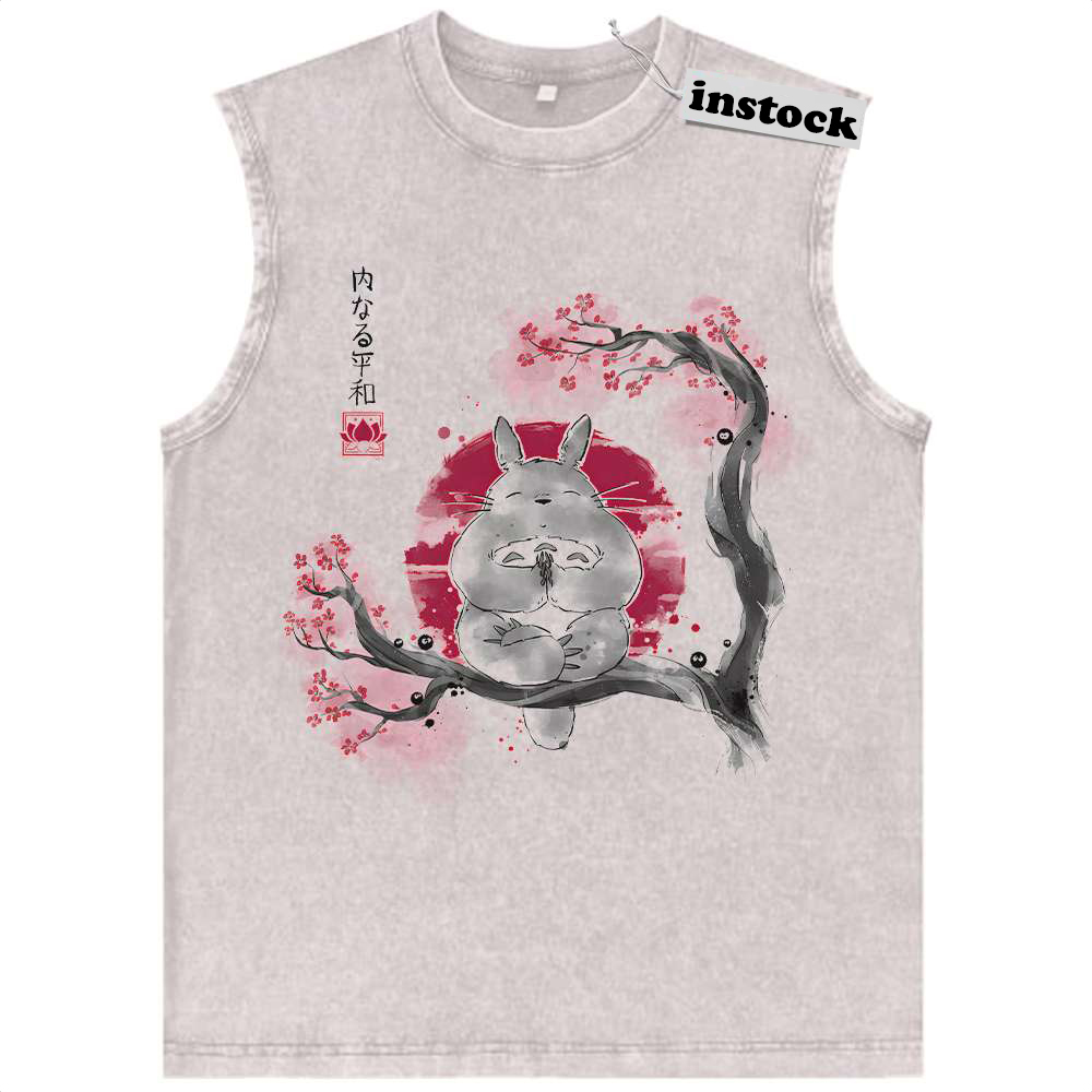 My Neighbor Totoro Tank Top, Studio Ghibli Tank Top, Anime Tank Top, Vintage Tank Top