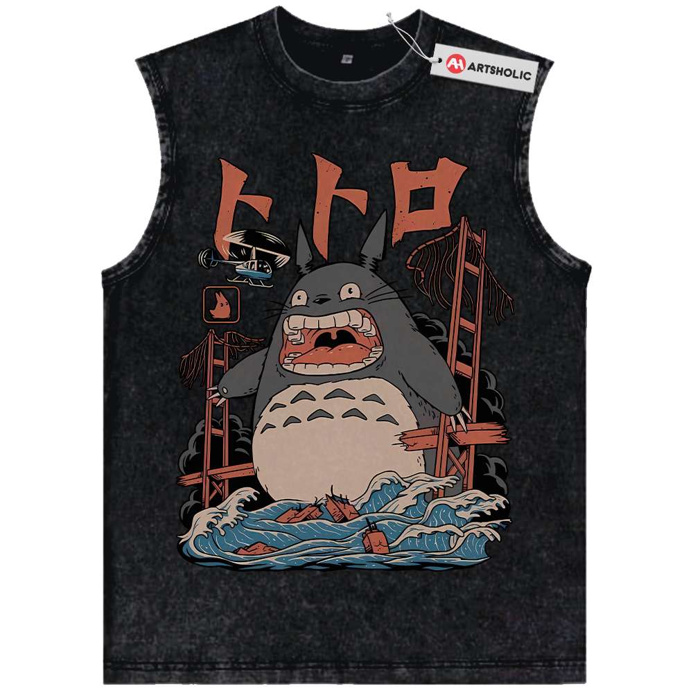 My Neighbor Totoro Tank Top, Studio Ghibli Tank Top, Anime Vintage Tank Top