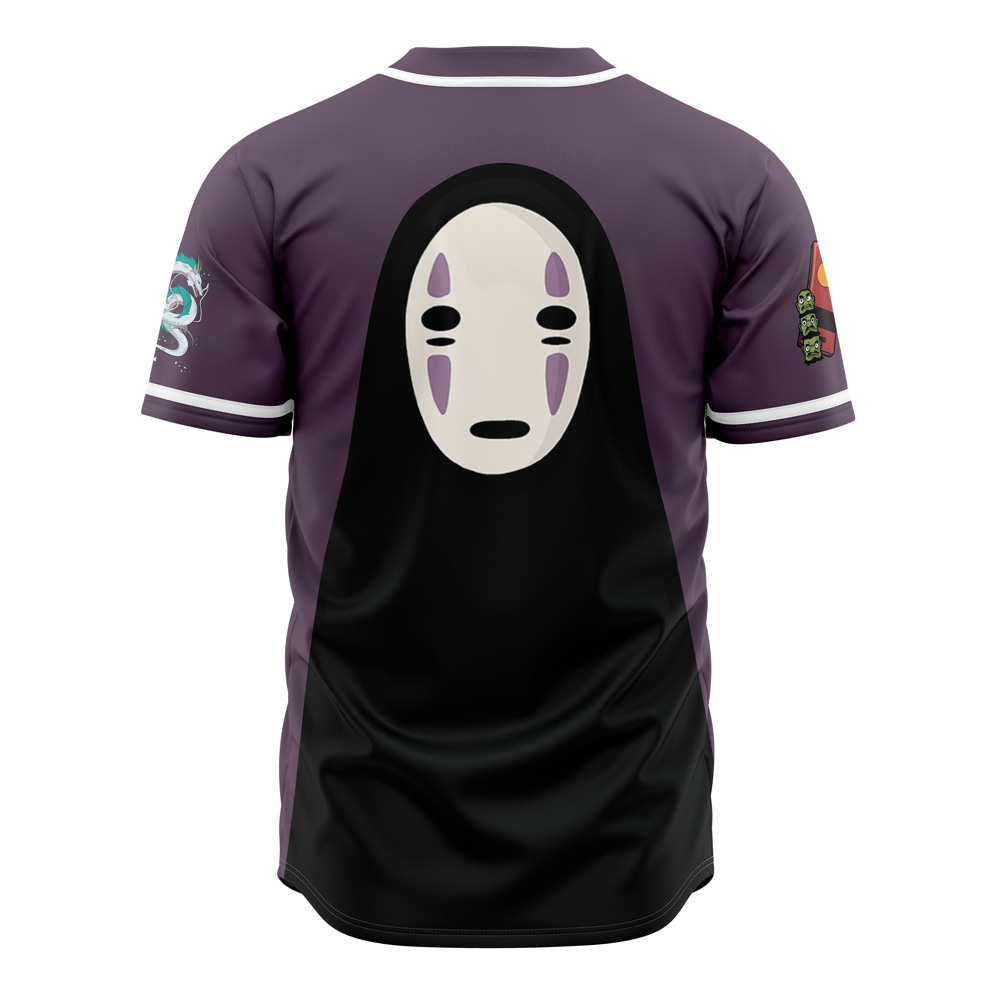 Alternative view of Mythical Spirited Away Studio Ghibli Custom Baseball Jersey - Otaku Hall