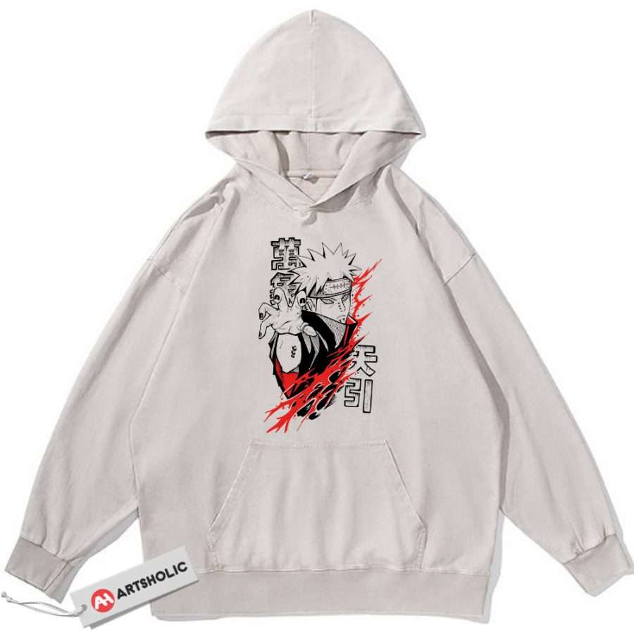 Alternative view of Nagato Uzumaki Hoodie, Naruto Hoodie, Anime Hoodie, Vintage Hoodie