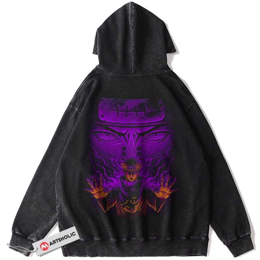 Alternative view of Nagato Uzumaki Hoodie, Naruto Hoodie, Anime Hoodie, Vintage Hoodie