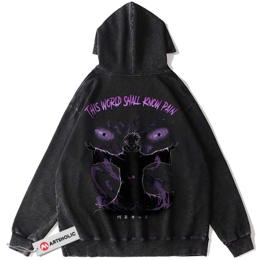 Alternative view of Nagato Uzumaki Hoodie, Naruto Hoodie, Anime Hoodie, Vintage Hoodie