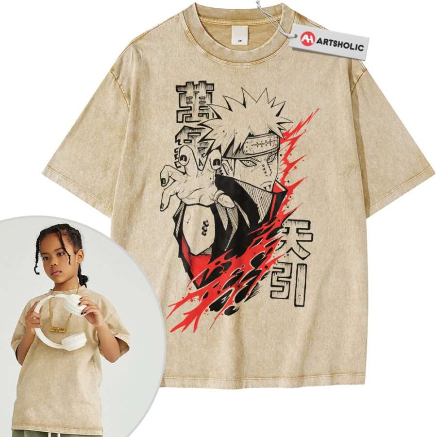 Alternative view of Nagato Uzumaki Shirt For Kids, Naruto Shirt For Kids, Anime Shirt For Kids, Vintage T-Shirt For Kids