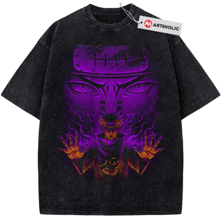 Alternative view of Nagato Uzumaki Shirt, Naruto Shirt, Anime Shirt, Vintage T-Shirt