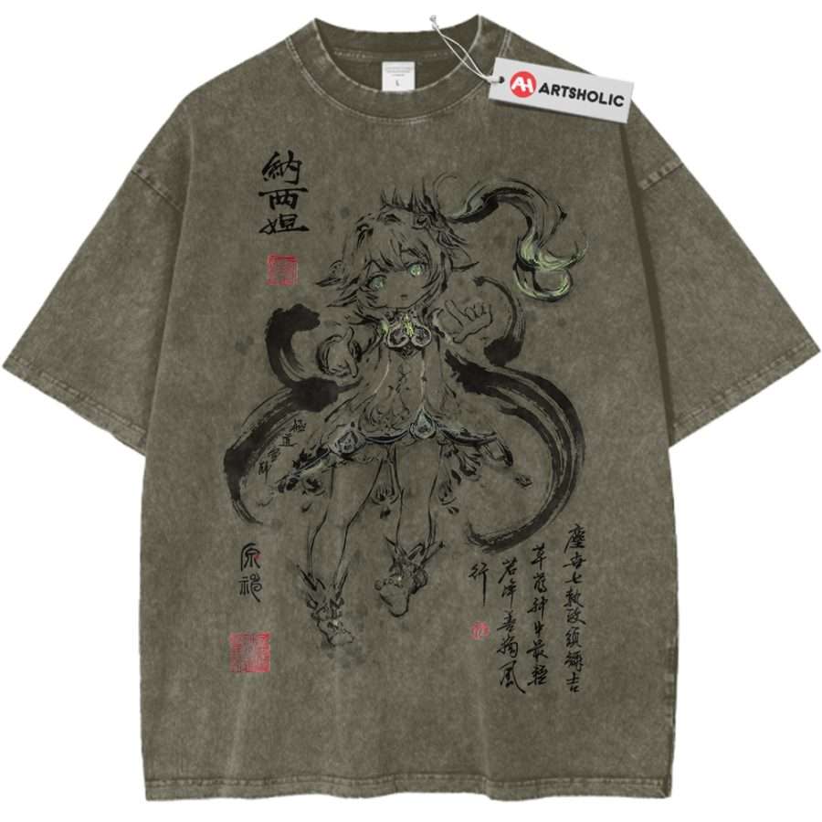 Alternative view of Nahida Shirt, Genshin Impact Shirt, Game Shirt, Vintage T-Shirt