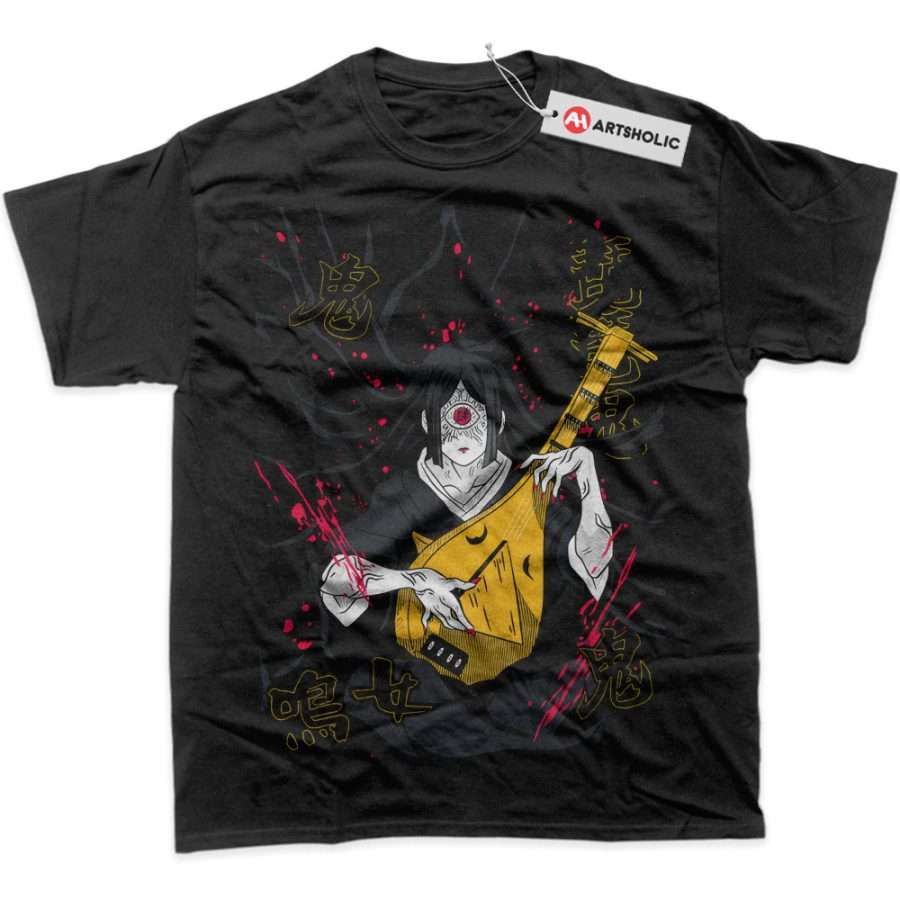 Alternative view of Nakime Shirt, Demon Slayer Shirt, Anime Shirt, Graphic T-Shirt