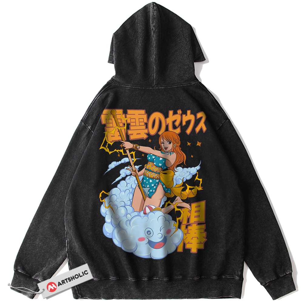 Nami Hoodie, One Piece Hoodie, Anime Hoodie, Vintage Hoodie