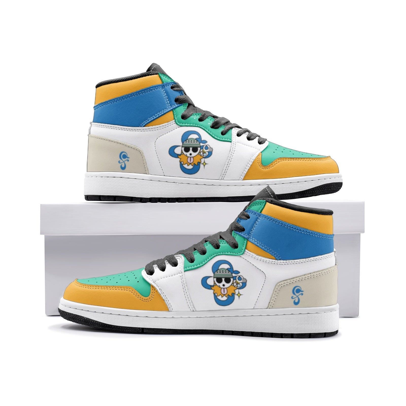 Nami One Piece Custom Sneaker Mid 1 Basketball Shoes - Otaku Hall