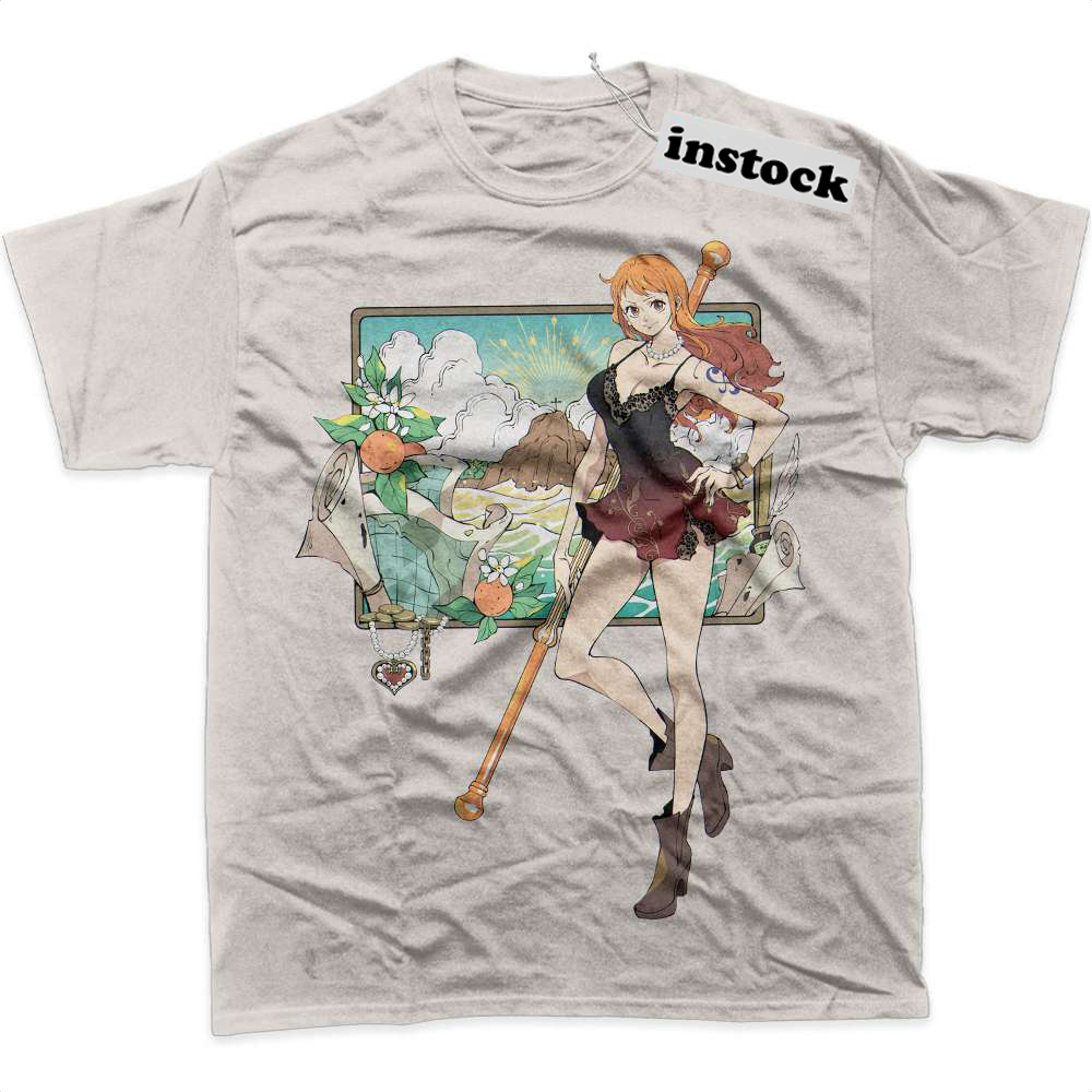 Nami Shirt, One Piece Shirt, Anime Shirt, Graphic T-Shirt