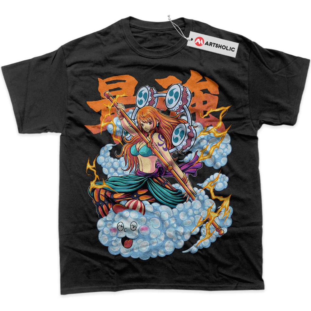Alternative view of Nami Shirt, One Piece Shirt, Anime Shirt, Graphic T-Shirt