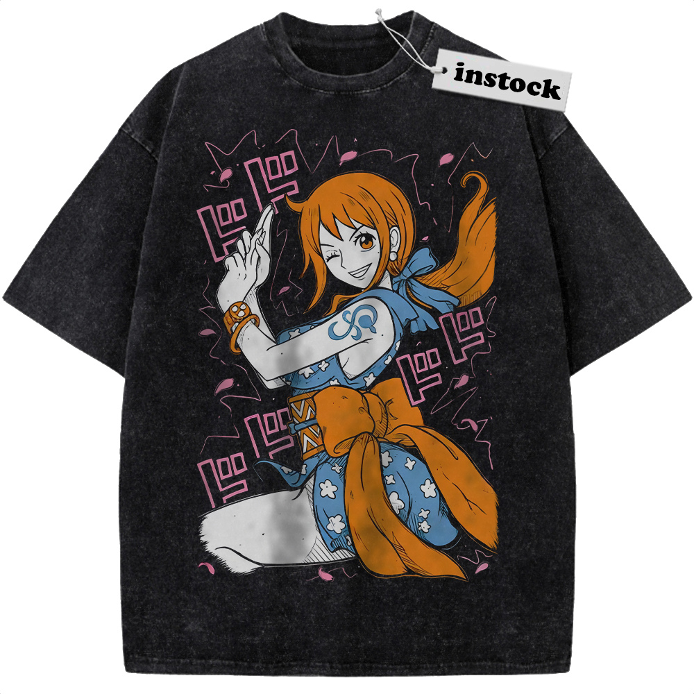 Nami Shirt, One Piece Shirt, Anime Shirt, Vintage Tee