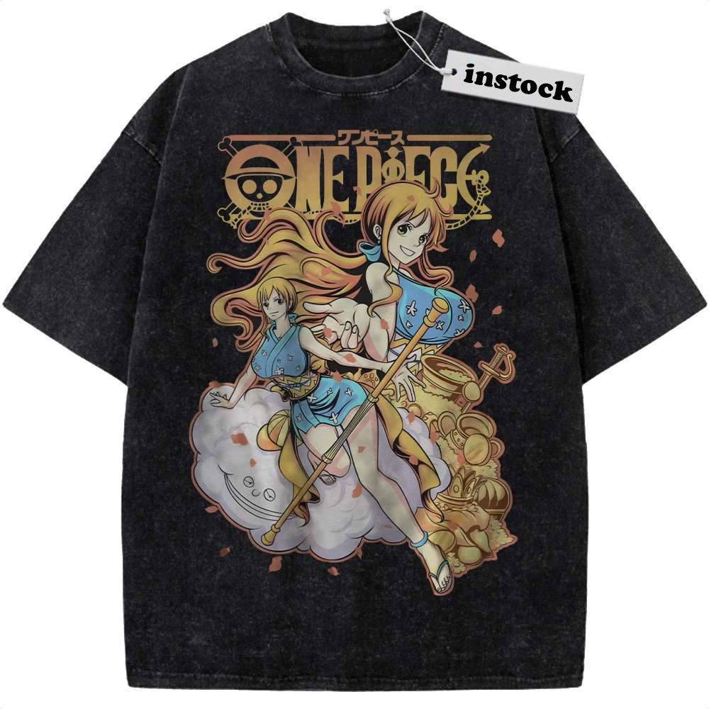 Nami Shirt, One Piece Shirt, Anime Shirt, Vintage Tee