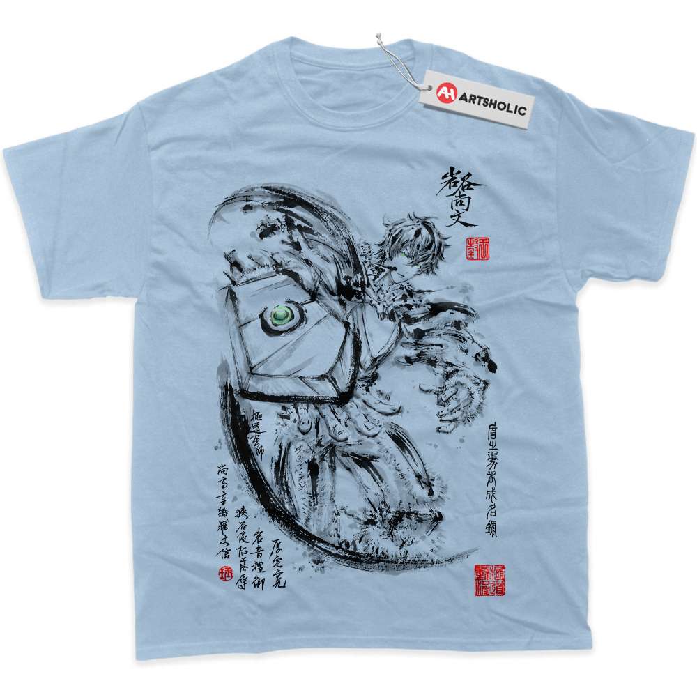 Alternative view of Naofumi Iwatani Shirt, The Rising of The Shield Hero Shirt, Anime Shirt, Graphic Tee