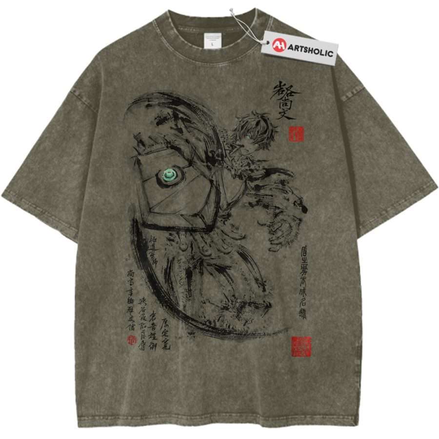 Alternative view of Naofumi Iwatani Shirt, The Rising of The Shield Hero Shirt, Anime Shirt, Vintage Tee