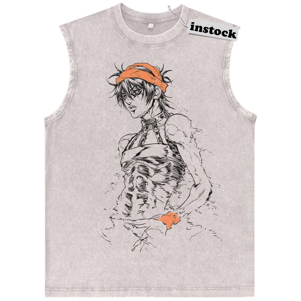 Narancia Ghirga Tank Top, JoJo's Bizarre Adventure Tank Top, Anime Tank Top, Vintage Tank Top