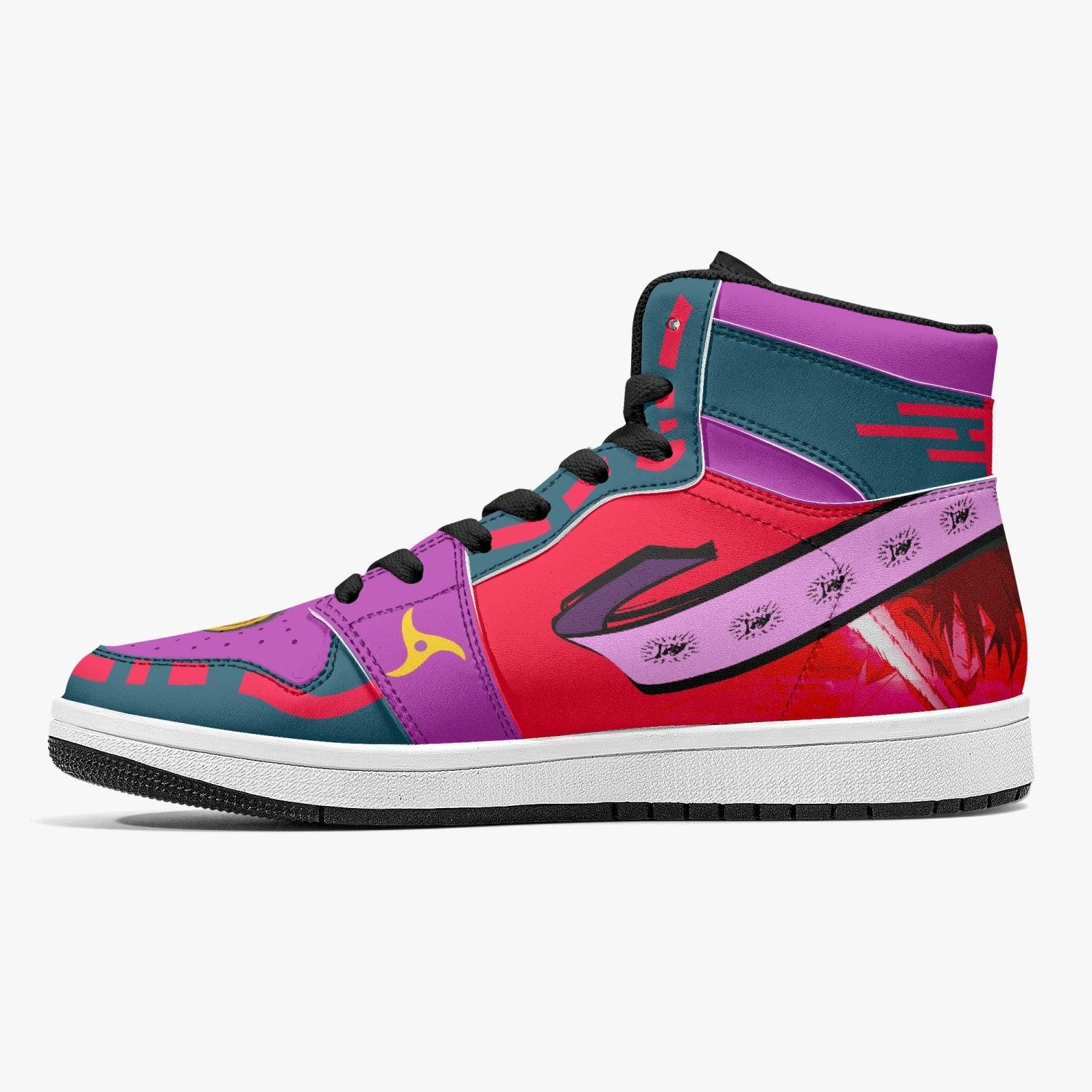 Alternative view of Naruto Boruto Momoshiki Custom Sneaker Mid 1 Basketball Shoes - Otaku Hall