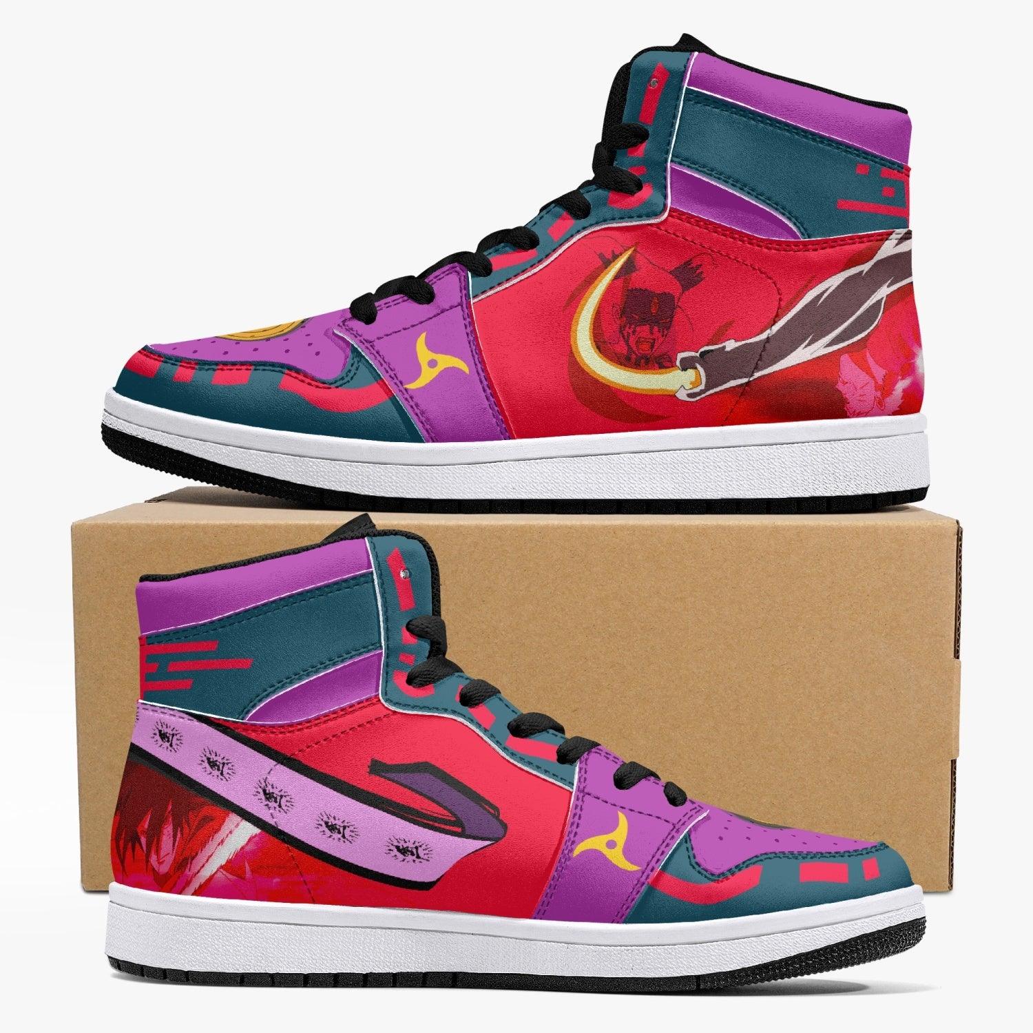 Naruto Boruto Momoshiki Custom Sneaker Mid 1 Basketball Shoes - Otaku Hall