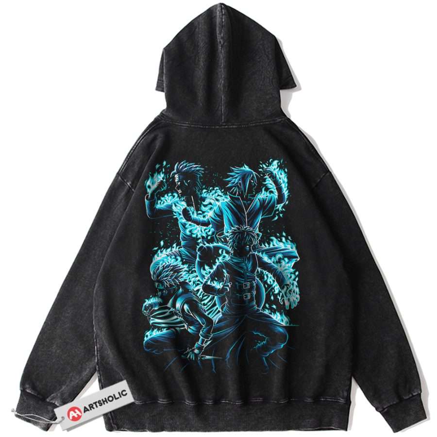 Alternative view of Naruto Hoodie, Anime Hoodie, Vintage Hoodie