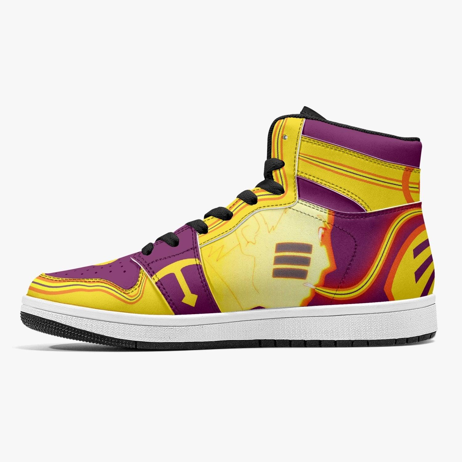 Alternative view of Naruto Jigen Boruto Custom Sneaker Mid 1 Basketball Shoes - Otaku Hall