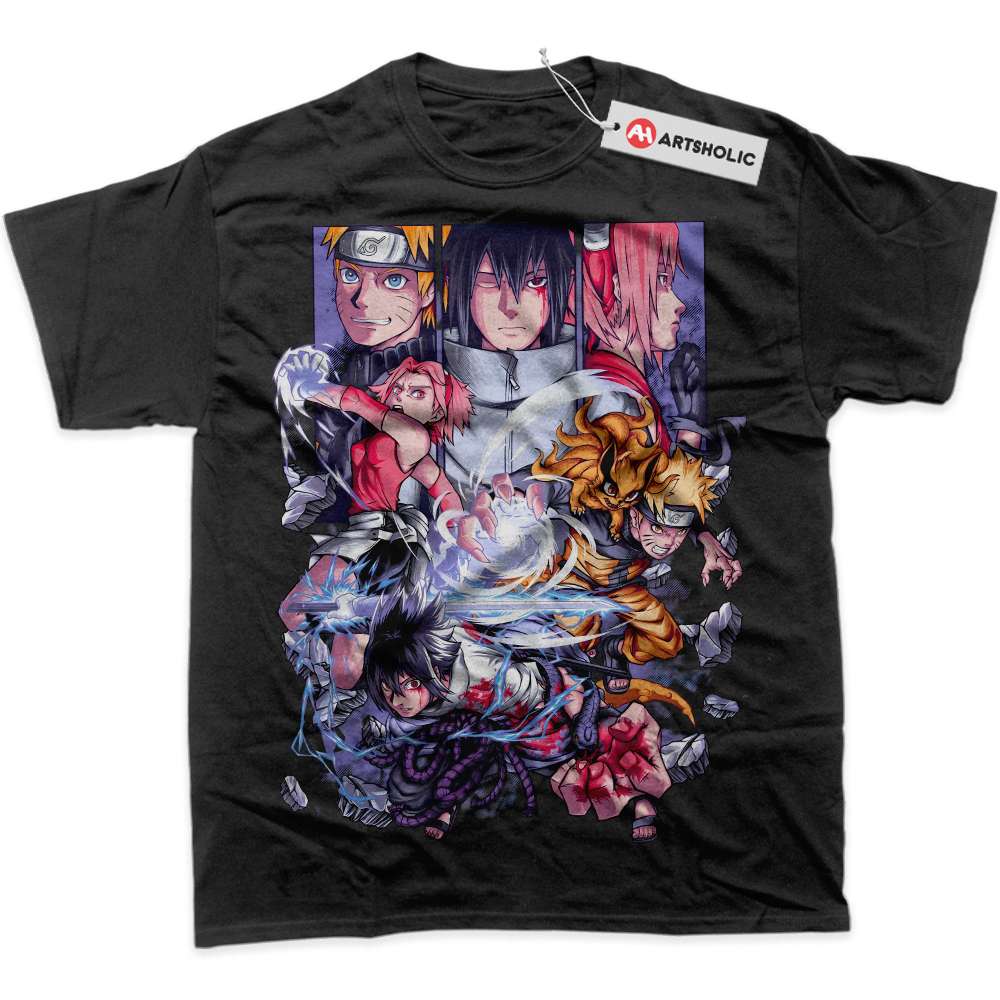 Alternative view of Naruto Shirt, Anime Shirt, Graphic T-Shirt