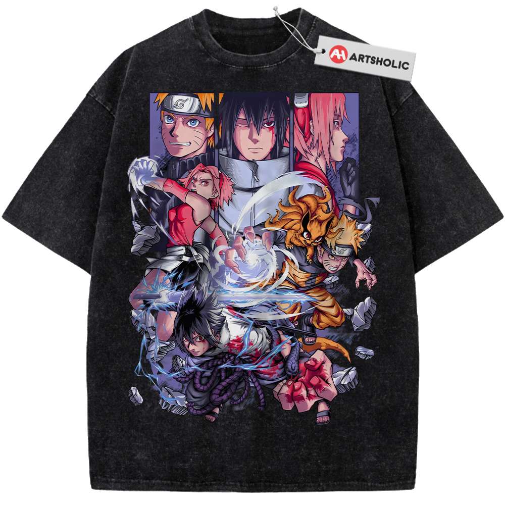 Alternative view of Naruto Shirt, Anime Shirt, Vintage T-Shirt