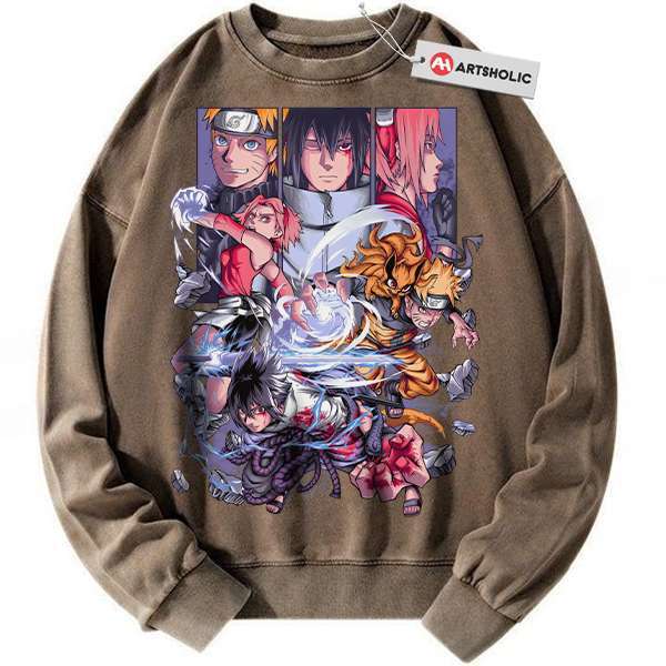 Alternative view of Naruto Sweatshirt, Anime Sweatshirt, Vintage Sweater