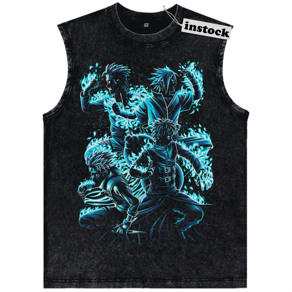 Naruto Tank Top, Anime Tank Top, Vintage Tank Top