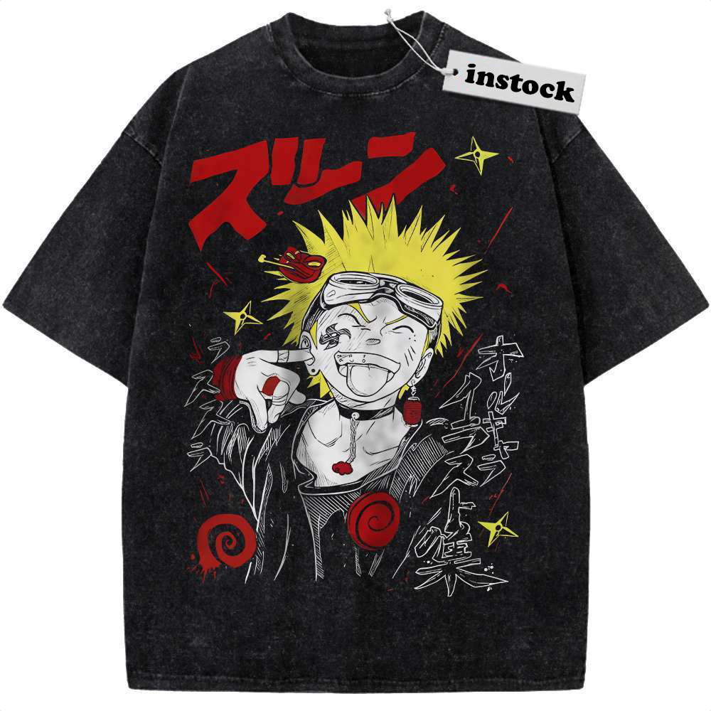 Naruto Uzumaki, Anime Shirt, Vintage Tee